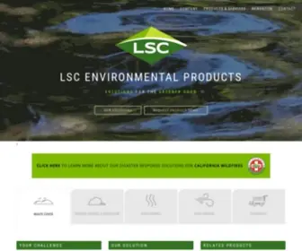 Lscenv.com(LSC Environmental Products) Screenshot