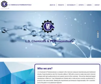 LSchemicals.com(Manufacturer of Laboratry & Industrial Chemicals) Screenshot