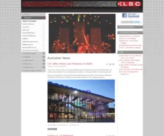 LSclighting.com.au(LSC Lighting Systems Australia) Screenshot