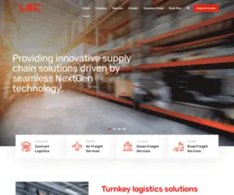 LSclogistics.com(Warehousing & Logistics Services) Screenshot