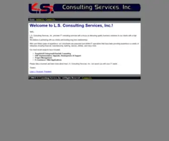 LsconsultingsvCs.com(Consulting Services) Screenshot