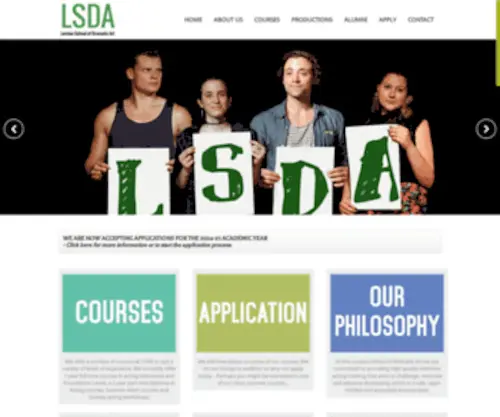 Lsda-Acting.com(London School of Dramatic Art) Screenshot