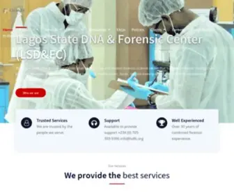 LSDFC.org(Lagos State DNA & Forensic Center) Screenshot