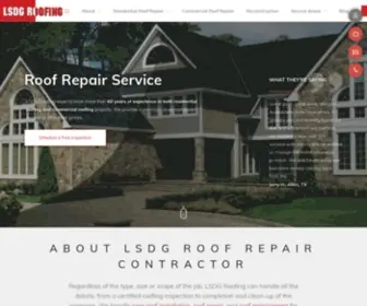 LSDgroofing.com(Roof Repair & Reconstruction) Screenshot