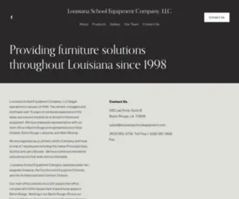 Lsecllc.com(Louisiana School Equipment Company) Screenshot