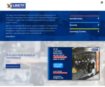 Lsetf.ng(Lagos State Employment Trust Fund) Screenshot
