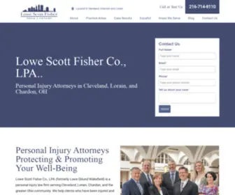 LSflaw.com(Personal Injury Attorneys in Cleveland) Screenshot