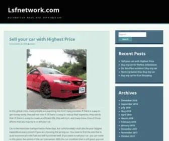 LSfnetwork.com(Automotive News and Information) Screenshot