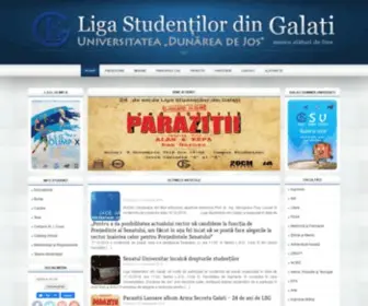 Lsgalati.ro(Liga Studenţilor din Galaţi) Screenshot