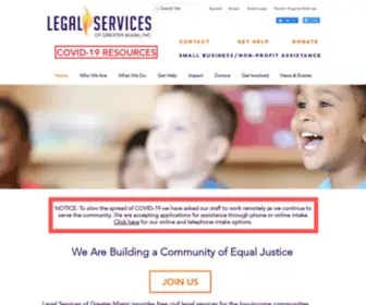 LSgmi.org(Legal Services of Greater Miami) Screenshot