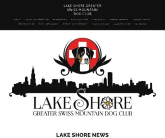 LSGSMDC.org(Lake Shore Greater Swiss Mountain Dog Club) Screenshot