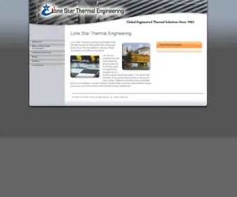 Lsheattransfer.com(Lone Star Thermal Engineering) Screenshot