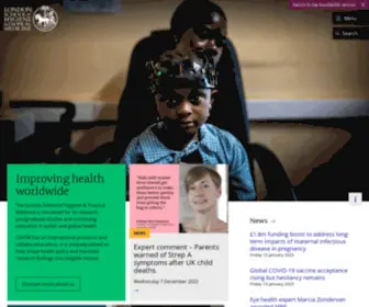 LSHTM.ac.uk(The London School of Hygiene & Tropical Medicine) Screenshot