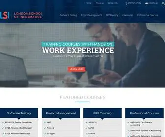 Lsi.ac(Advance BCS/ISTQB Software Testing Foundation in London UK) Screenshot