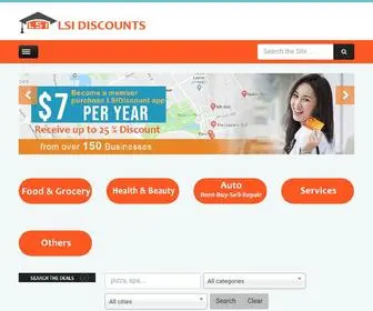 Lsidiscounts.com(LSI Discounts) Screenshot