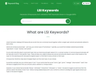 Lsikeywords.com(Do LSI Keywords even exist) Screenshot
