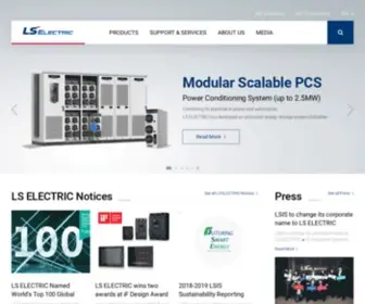 Lsis.com(LS ELECTRIC Co) Screenshot