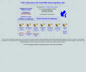 Lsiscan.com(LSI Laboratory for Scientific Interrogation) Screenshot