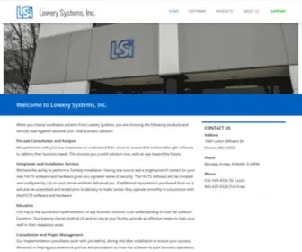 Lsistl.com(Lowery Systems) Screenshot