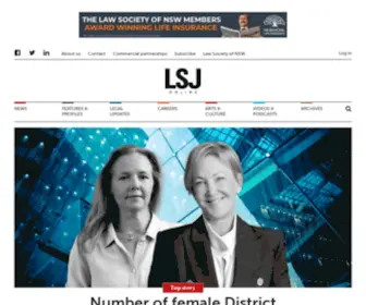 LSJ.com.au(Law Society Journal) Screenshot