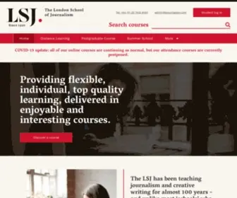 LSJ.org(London School of Journalism) Screenshot