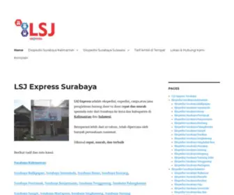 LSjsurabaya.com(Ekspedisi LSJ Surabaya) Screenshot
