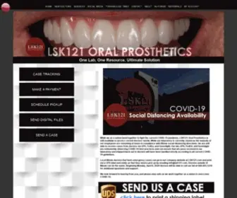 LSK121.com(LSK121 Oral Prosthetics) Screenshot