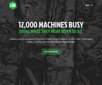 LSMLTD.com(Cardboard Balers) Screenshot