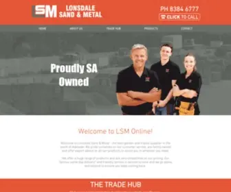 Lsmonline.com.au(Trade Supplies Adelaide) Screenshot