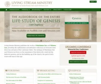 LSM.org(Living Stream Ministry) Screenshot