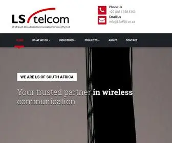 Lsofsa.co.za(LS of South Africa Radio Communication Services) Screenshot