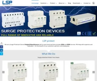 LSP-International.com(Surge Protective Device SPD) Screenshot