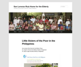 LSP-Sanlorenzoruiz.org(San Lorenzo Ruiz Home for the Elderly) Screenshot