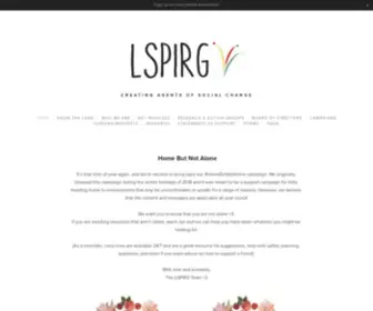 Lspirg.org(Laurier Students' Public Interest Research Group) Screenshot