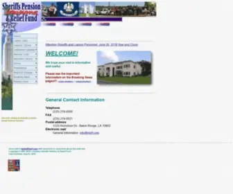 LSPRF.com(Louisiana Sheriffs Pension And Relief Fund) Screenshot