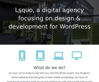 Lsquo.com(WordPress theme design and plugin development) Screenshot