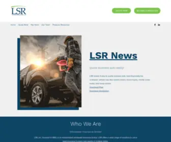 Lsrinc.org(LSR, Inc) Screenshot