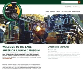 LSRM.org(The Lake Superior Railroad Museum) Screenshot