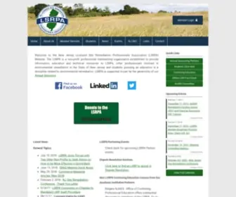 LSrpa.org(New Jersey Licensed Site Remediation Professionals Association) Screenshot