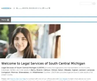 LSSCM.org(Legal Services of South Central Michigan) Screenshot