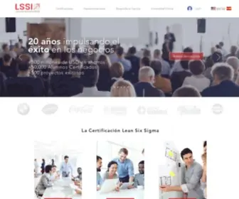 Lssi-Spanish.org(Lean Six Sigma Institute) Screenshot