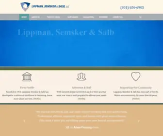 LSslawyers.com(Lippman, Semsker & Salb) Screenshot