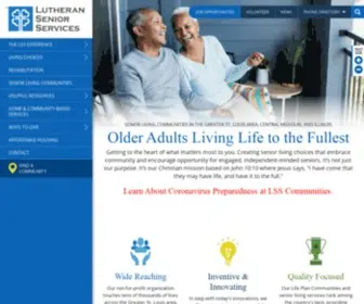 LSsliving.org(Senior Living Communities and Services) Screenshot