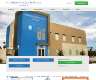 LSSNV.org(Lutheran Social Services of Nevada) Screenshot