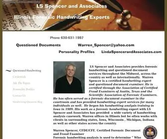 LSspencerandassociates.com(Handwriting expert Warren Spencer of LS Spencer and Associates) Screenshot