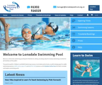 LSST.org.uk(Lonsdale Swimming Pool) Screenshot