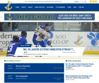 Lssulakers.com(Lake Superior) Screenshot