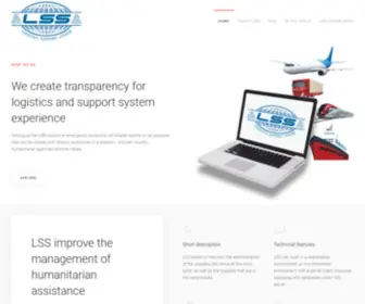 LSsweb.net(LSS improves transparency in the management of humanitarian supplies) Screenshot