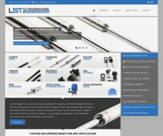 Lstechnologies.ca(Quality Gas Spring Manufacturer) Screenshot