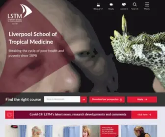 LStmed.ac.uk(Liverpool School of Tropical Medicine) Screenshot